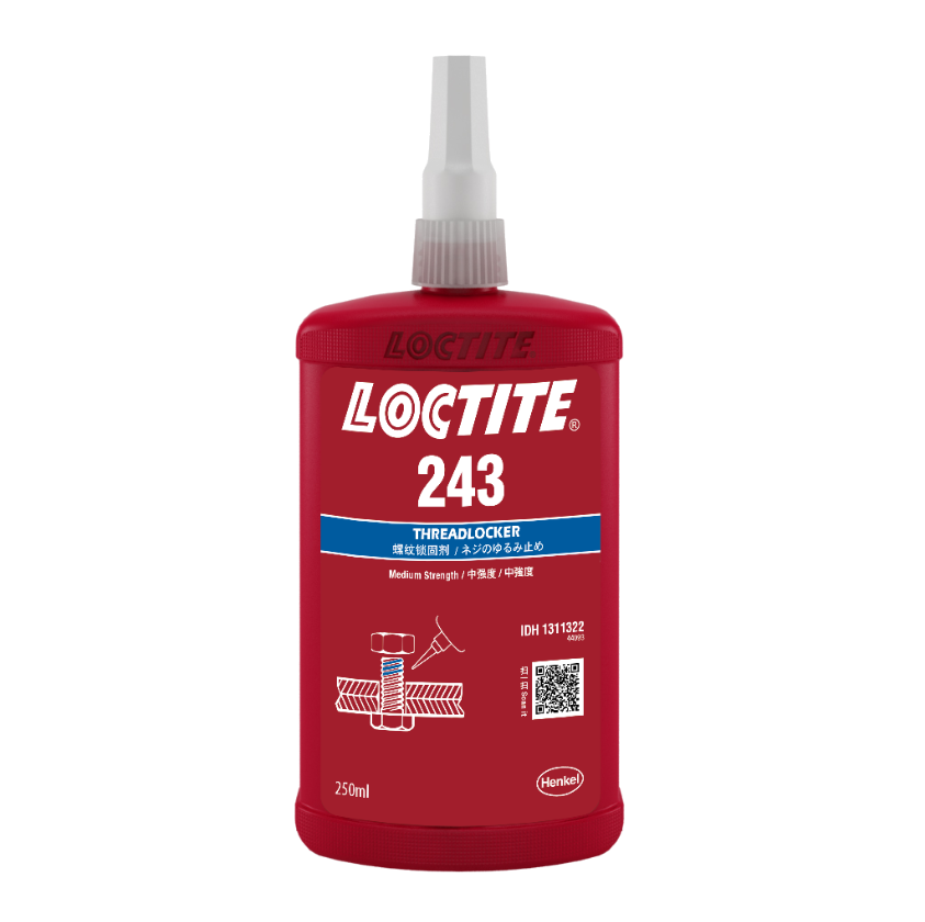 漢高樂泰 243 Threadlocker 厭氧膠 藍(lán)色 250毫升 瓶裝