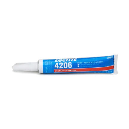 漢高樂(lè)泰 4206醫(yī)療器械瞬干膠 20克 透明 軟管包裝