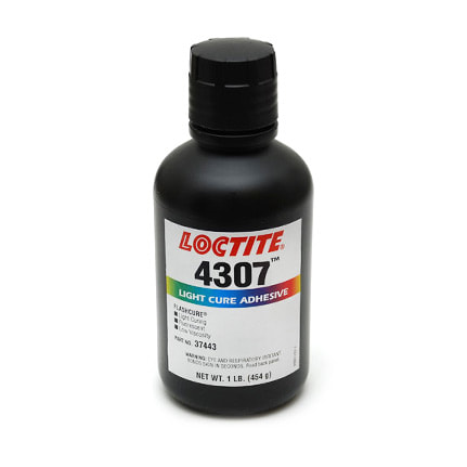 漢高樂(lè)泰 Flashcure 4307 光固化氰基丙烯酸酯粘合劑 1磅 瓶裝